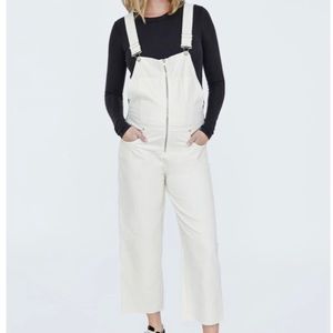 Zara white Dungarees
